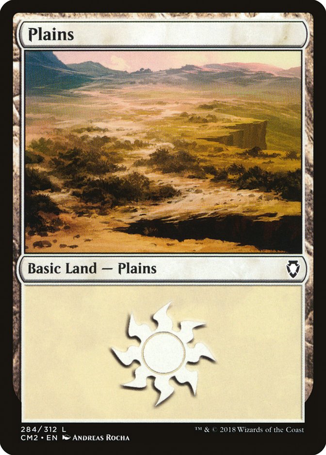 Plains (284) [Commander Anthology Volume II] | Silver Goblin