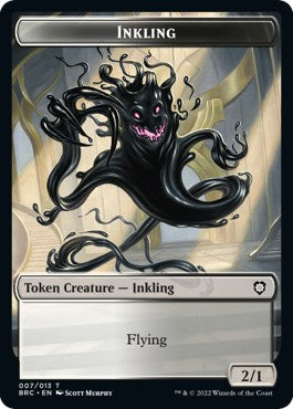 Mishra's Warform // Inkling Double-Sided Token [The Brothers' War Commander Tokens] | Silver Goblin