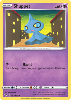 Shuppet (067/185) [Sword & Shield: Vivid Voltage] | Silver Goblin