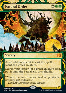 Natural Order (Foil Etched) [Strixhaven: School of Mages Mystical Archive] | Silver Goblin