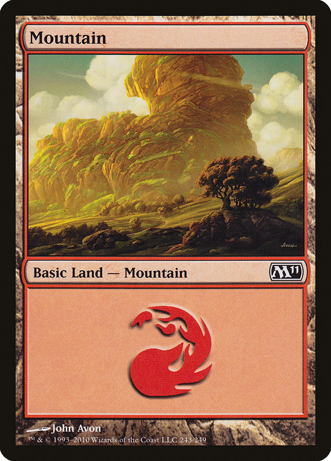 Mountain (243) [Magic 2011] | Silver Goblin