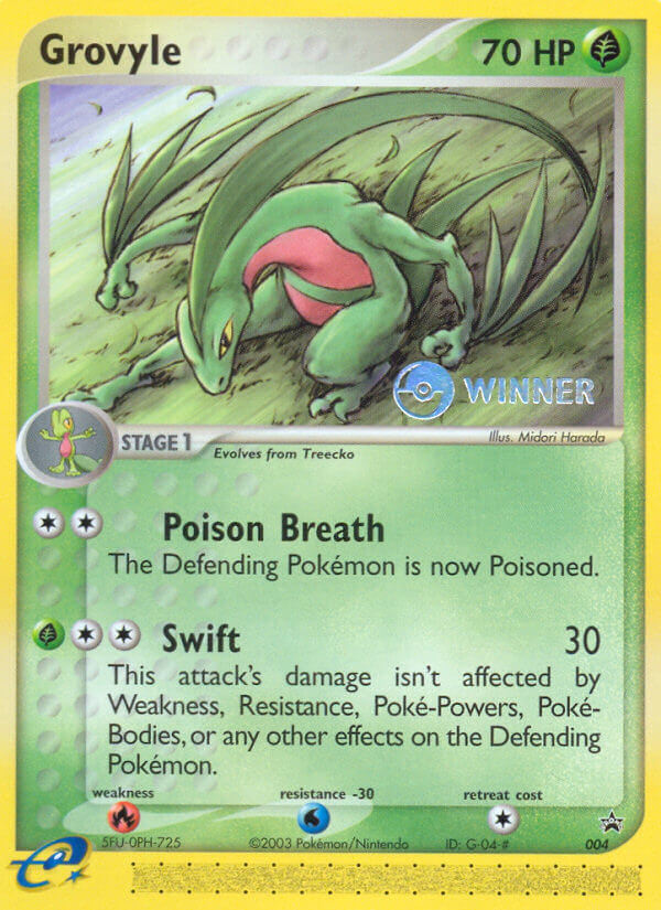 Grovyle (004) [Nintendo: Black Star Promos] | Silver Goblin