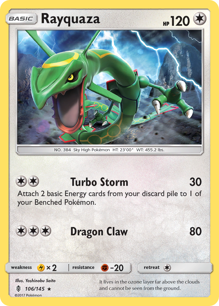 Rayquaza (106/145) [Sun & Moon: Guardians Rising] | Silver Goblin