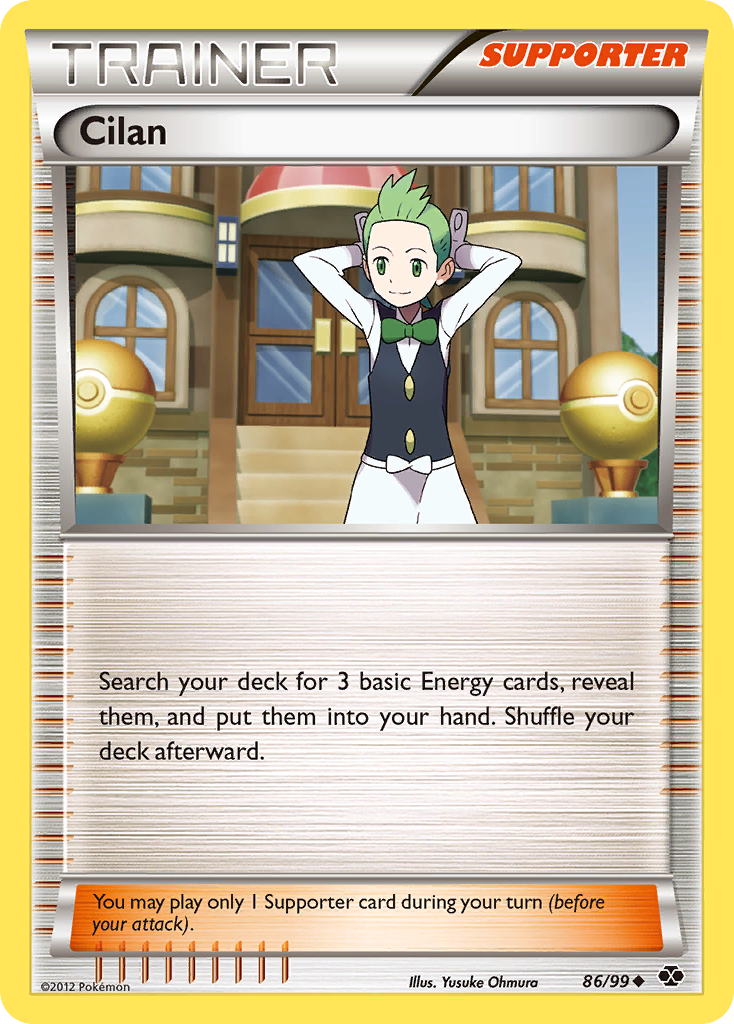 Cilan (86/99) [Black & White: Next Destinies] | Silver Goblin