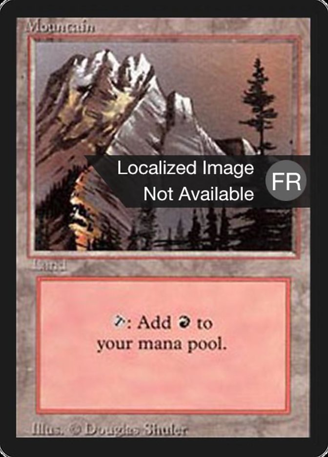 Mountain (A) [Foreign Black Border] | Silver Goblin