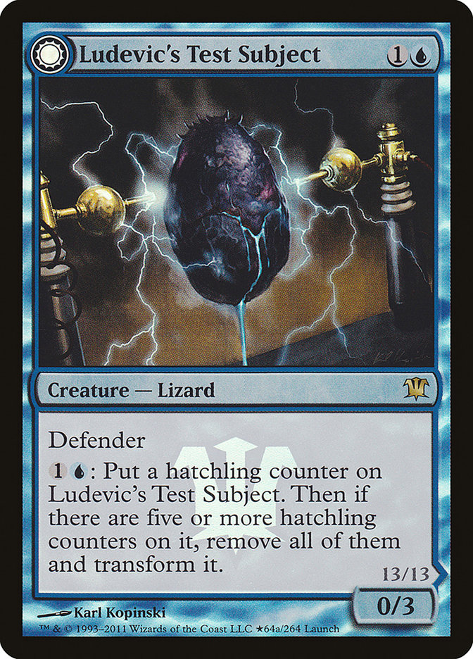 Ludevic's Test Subject // Ludevic's Abomination (64★) Foil - Innistrad Promos