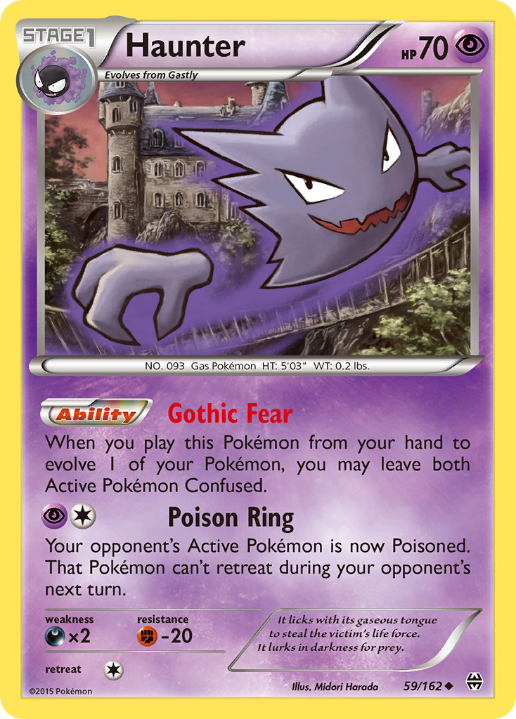 Haunter (59/162) [XY: BREAKthrough] | Silver Goblin