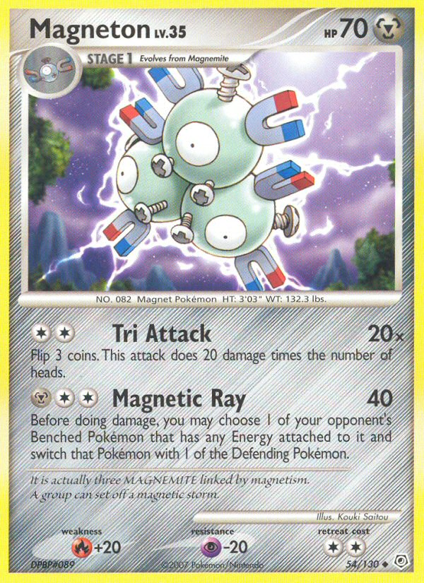 Magneton (54/130) [Diamond & Pearl: Base Set] | Silver Goblin