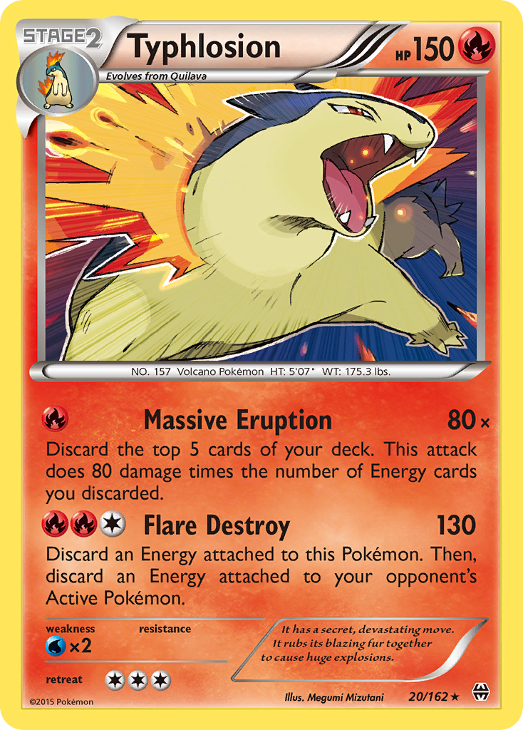 Typhlosion (20/162) [XY: BREAKthrough] | Silver Goblin