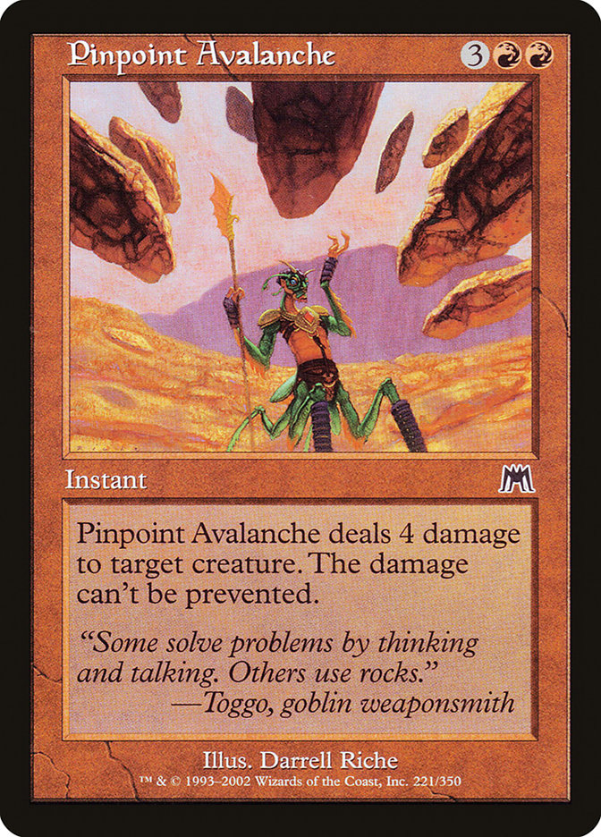 Pinpoint Avalanche [Onslaught] | Silver Goblin