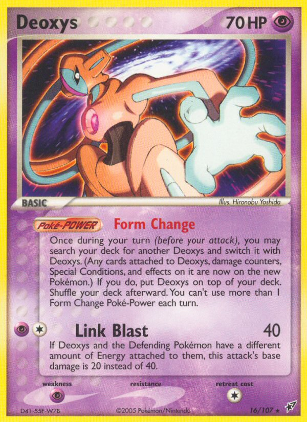 Deoxys (16/107) [EX: Deoxys] | Silver Goblin