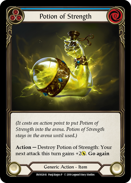 Potion of Strength [BVO028-R] (Bravo Hero Deck)  1st Edition Normal | Silver Goblin