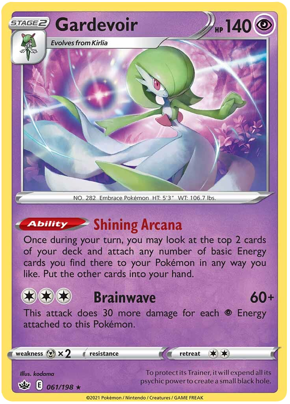 Gardevoir (061/198) (Theme Deck Exclusive) [Sword & Shield: Chilling Reign] | Silver Goblin