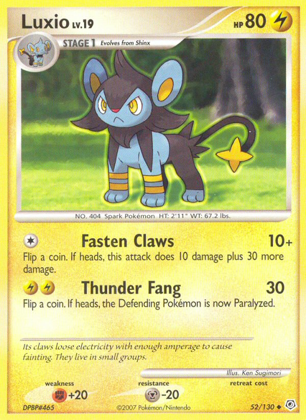 Luxio (52/130) [Diamond & Pearl: Base Set] | Silver Goblin