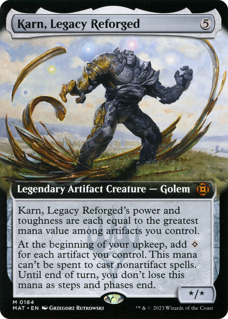 Karn, Legacy Reforged (Extended Art) [March of the Machine: The Aftermath] | Silver Goblin