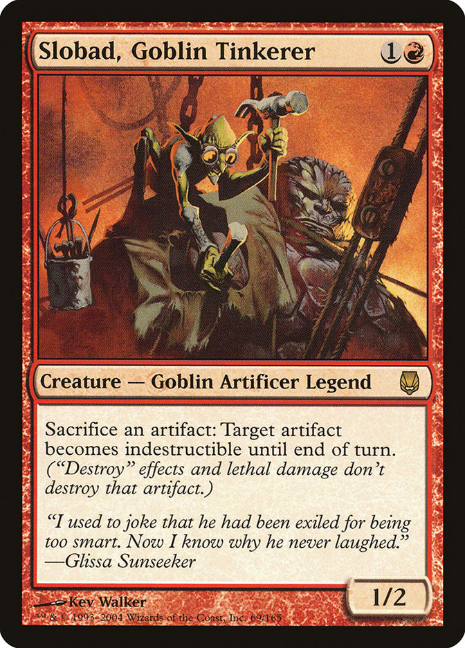 Slobad, Goblin Tinkerer [Darksteel] | Silver Goblin