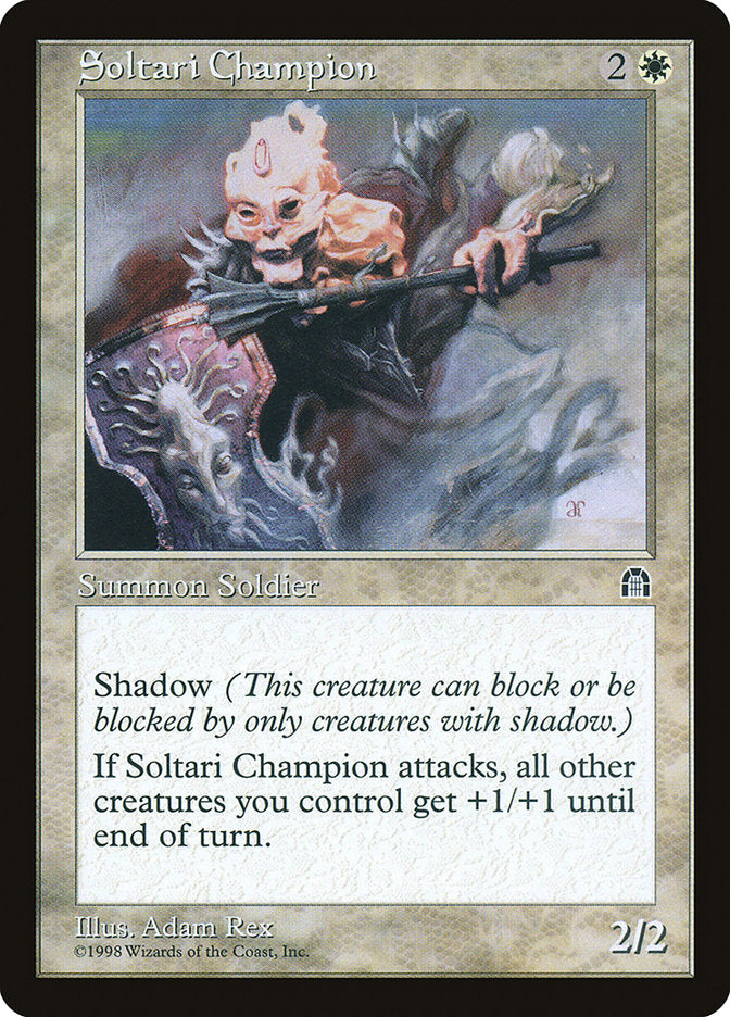 Soltari Champion [Stronghold] | Silver Goblin