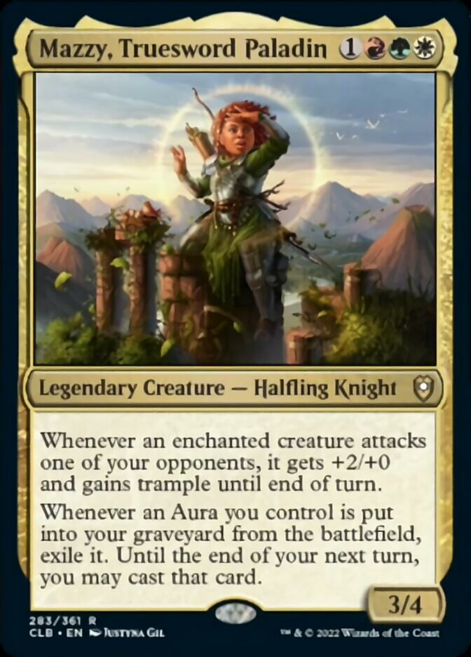 Mazzy, Truesword Paladin [Commander Legends: Battle for Baldur's Gate] | Silver Goblin