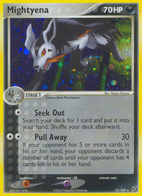 Mightyena (12/107) [EX: Deoxys] | Silver Goblin