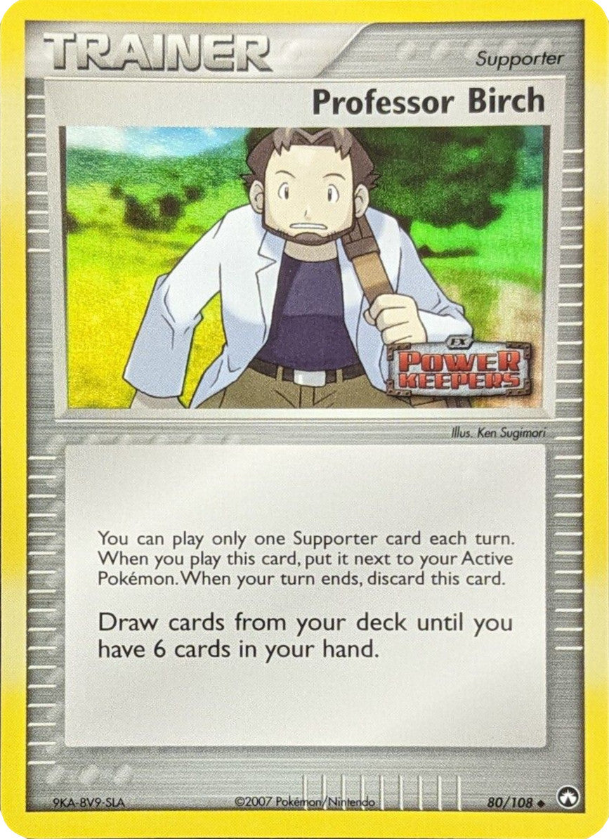 Professor Birch (80/108) (Stamped) [EX: Power Keepers] | Silver Goblin