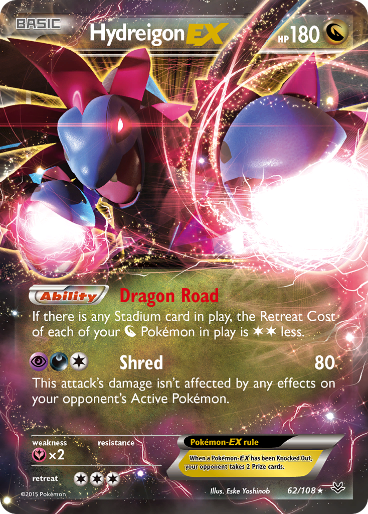 Hydreigon EX (62/108) [XY: Roaring Skies] | Silver Goblin