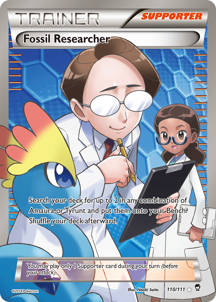 Fossil Researcher (110/111) [XY: Furious Fists] | Silver Goblin