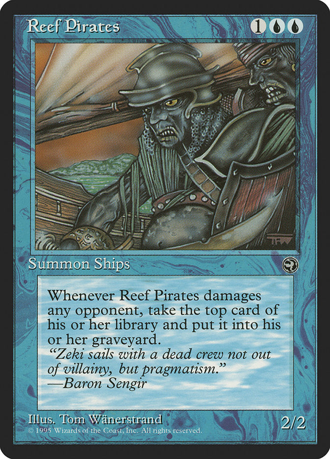 Reef Pirates (Baron Sengir Flavor Text) [Homelands] | Silver Goblin