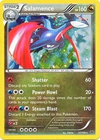 Salamence (57/108) (Cosmos Holo) (Blister Exclusive) [XY: Roaring Skies] | Silver Goblin