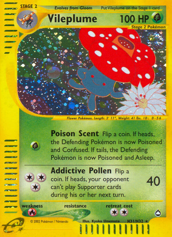 Vileplume (H31/H32) [Aquapolis] | Silver Goblin