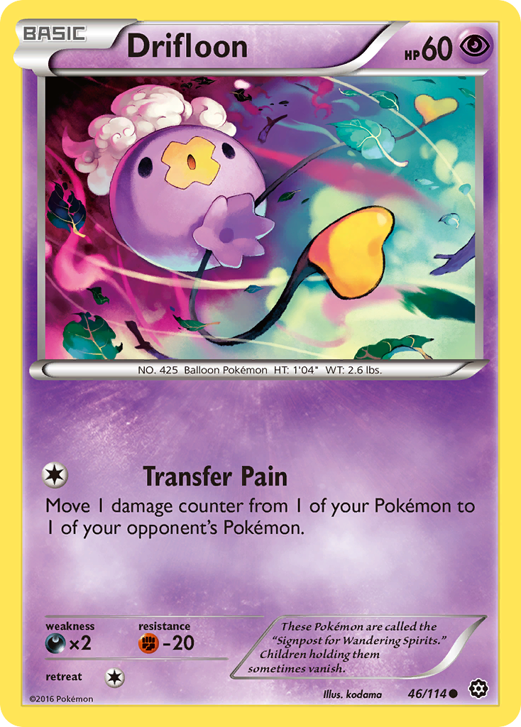 Drifloon (46/114) [XY: Steam Siege] | Silver Goblin