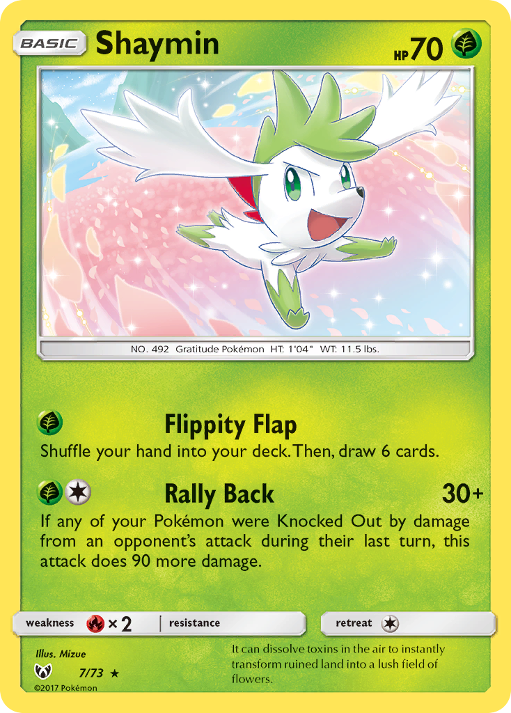 Shaymin (7/73) [Sun & Moon: Shining Legends] | Silver Goblin