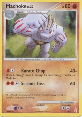 Machoke (4/11) [Diamond & Pearl: Trainer Kit - Lucario] | Silver Goblin