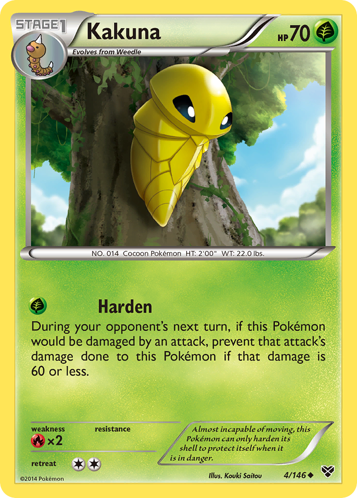 Kakuna (4/146) [XY: Base Set] | Silver Goblin