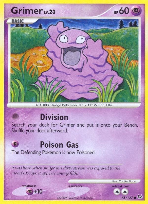 Grimer (75/127) [Platinum: Base Set] | Silver Goblin