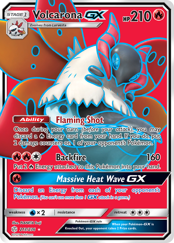 Volcarona GX (213/236) [Sun & Moon: Cosmic Eclipse] | Silver Goblin