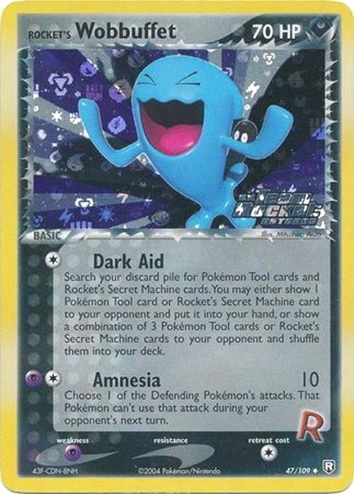 Rocket's Wobbuffet (47/109) (Stamped) [EX: Team Rocket Returns] | Silver Goblin