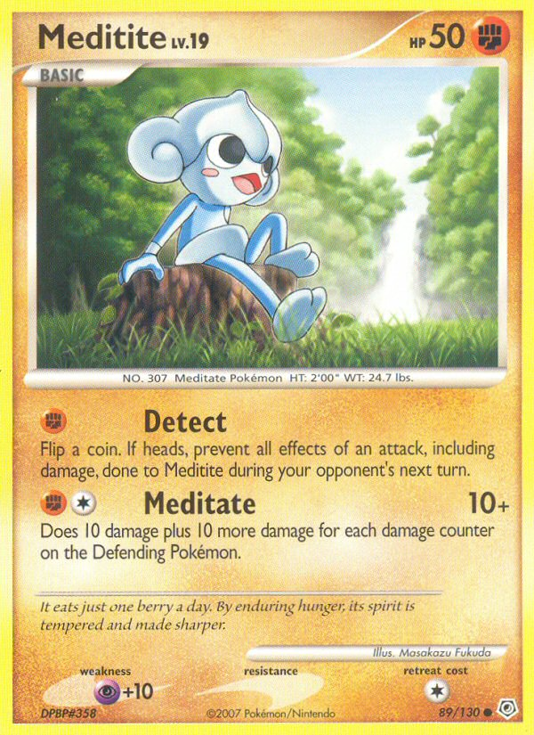 Meditite (89/130) [Diamond & Pearl: Base Set] | Silver Goblin