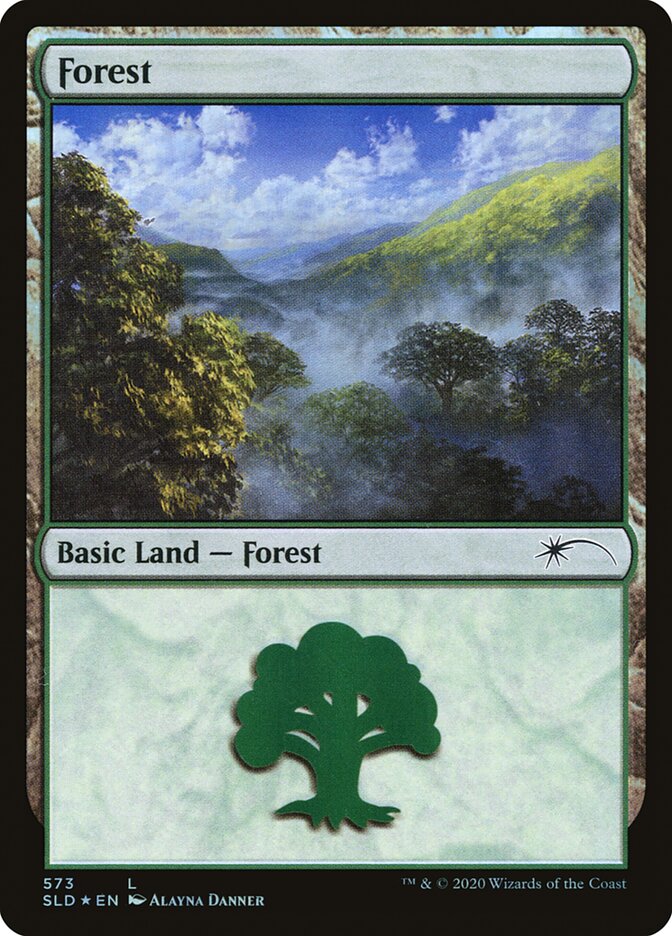 Forest (Lands) (573) [Secret Lair Drop Promos] | Silver Goblin