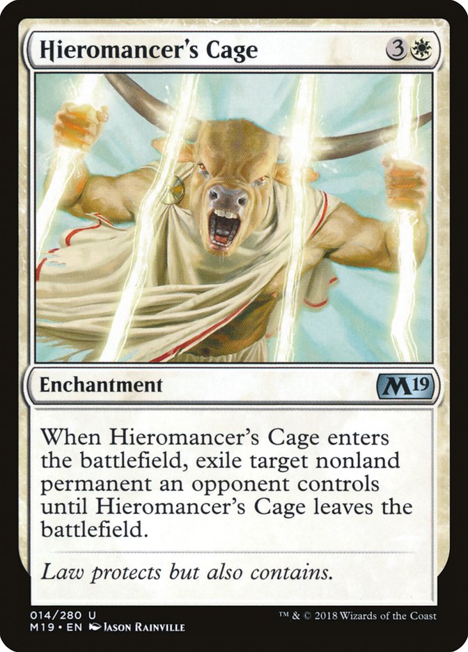 Hieromancer's Cage [Core Set 2019] | Silver Goblin