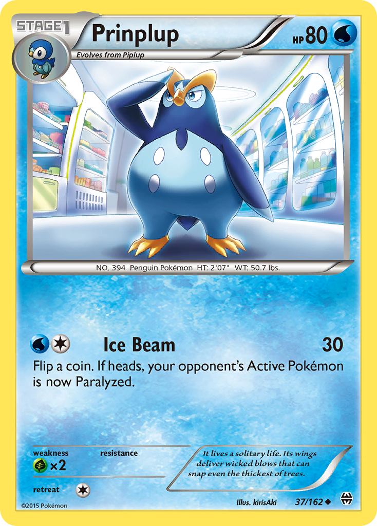 Prinplup (37/162) [XY: BREAKthrough] | Silver Goblin