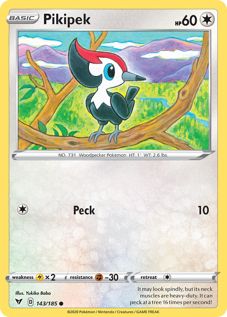 Pikipek (143/185) [Sword & Shield: Vivid Voltage] | Silver Goblin