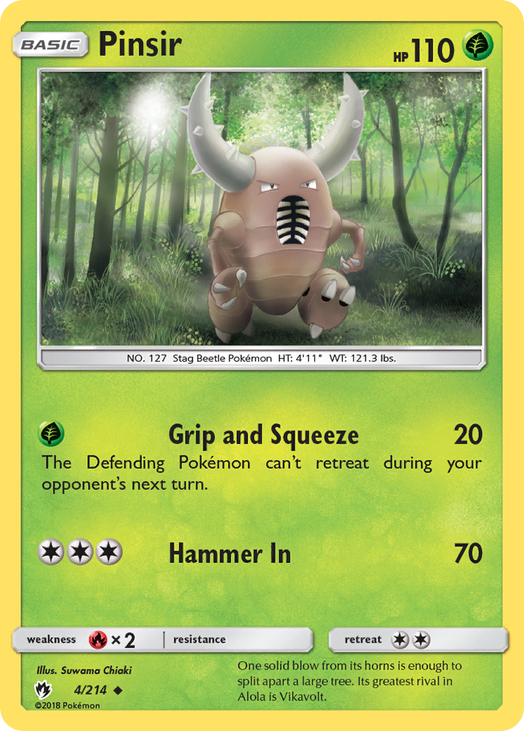 Pinsir (4/214) [Sun & Moon: Lost Thunder] | Silver Goblin