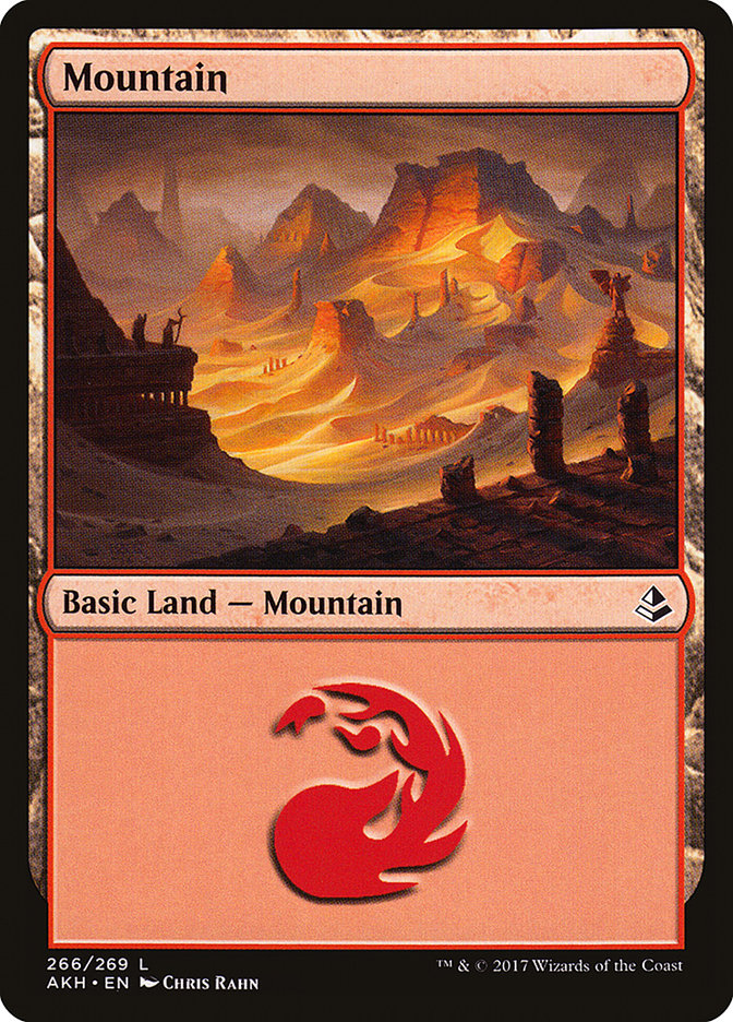 Mountain (266) [Amonkhet] | Silver Goblin