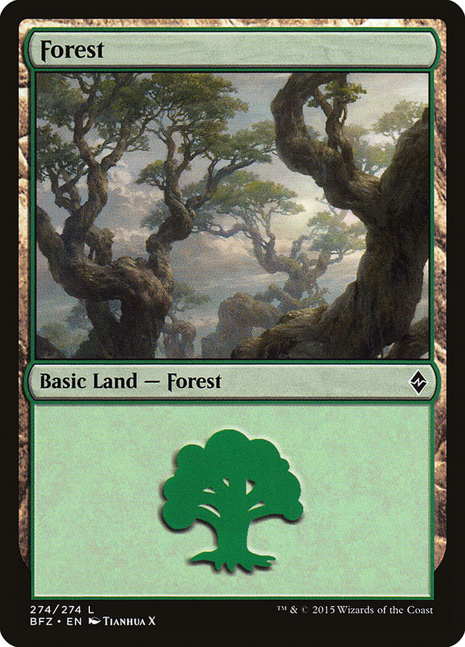 Forest [Battle for Zendikar] | Silver Goblin