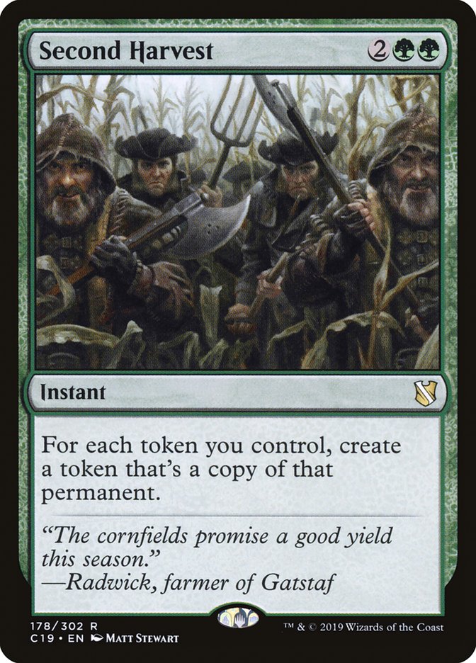 Second Harvest [Commander 2019] | Silver Goblin