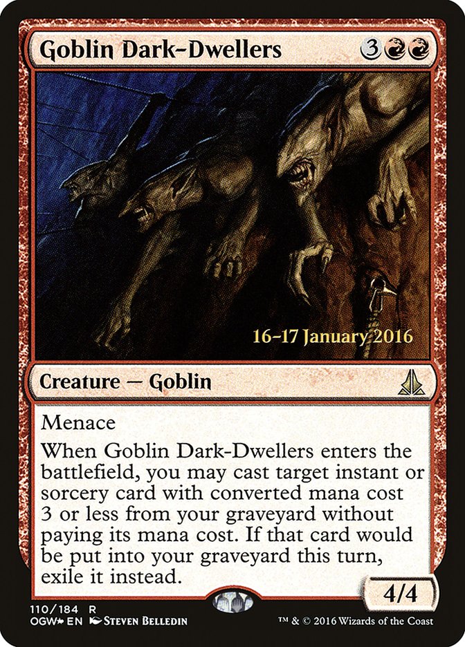 Goblin Dark-Dwellers [Oath of the Gatewatch Prerelease Promos] | Silver Goblin