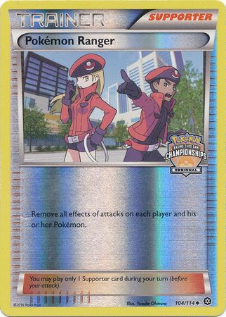 Pokemon Ranger (104/114) (Championship Promo) [XY: Steam Siege] | Silver Goblin