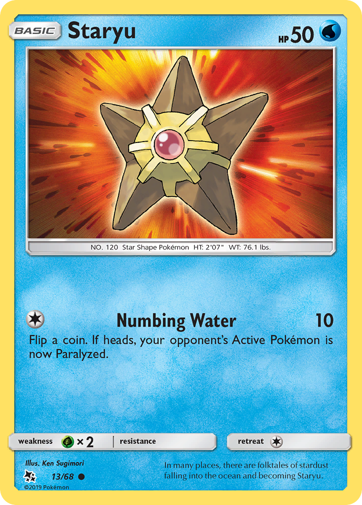 Staryu (13/68) [Sun & Moon: Hidden Fates] | Silver Goblin