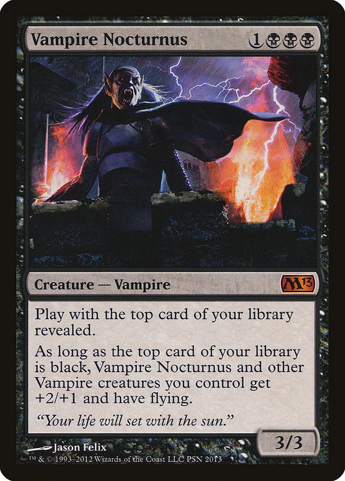 Vampire Nocturnus (Duels of the Planeswalkers Promos) [Duels of the Planeswalkers Promos 2012] | Silver Goblin