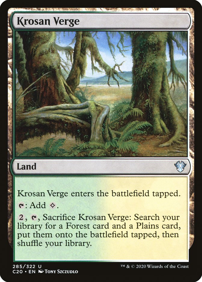 Krosan Verge [Commander 2020] | Silver Goblin